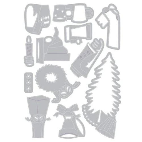 Sizzix Thinlits Die by Tim Holtz Festive Things (12pcs) (664191)
