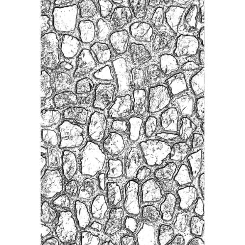 Sizzix - 3-D Texture Fades Embossing Folder Cobblestone #2 by Tim Holtz