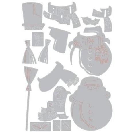 Sizzix Thinlits Colorize by Tim Holtz Winston (16pcs) (665569)