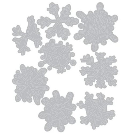 Sizzix Thinlits Die by Tim Holtz Scribbly Snowflakes (8pcs) (665582)