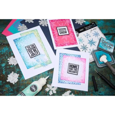 Sizzix Thinlits Die by Tim Holtz Scribbly Snowflakes (8pcs) (665582)