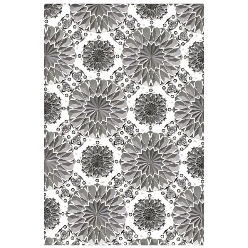 Sizzix - 3-D Texture Fades Embossing Folder Mini Kaleidoscope by Tim Holtz