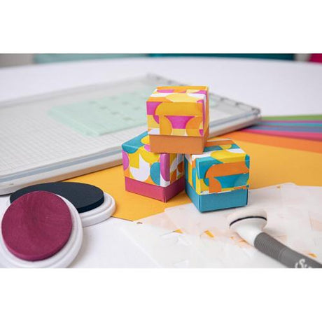 Sizzix A6 Layered Cosmopolitan Stencils By Stacey Park 4/Pkg Around The Block