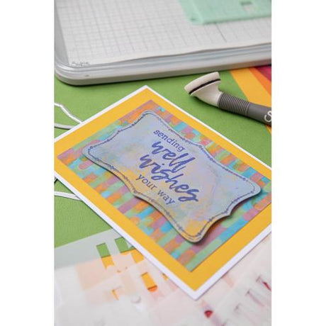 Sizzix A6 Layered Cosmopolitan Stencils By Stacey Park 4/Pkg Downtown