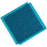 Sizzix Accessory Cutting Pads 6"X6" 1 Pair - Stacey Park-Teal With Glitter, Limited Edition