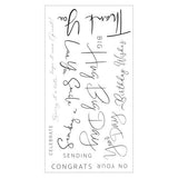 Sizzix Clear Stamps Set 14PK-  Daily Sentiments #2