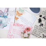 Sizzix Clear Stamps by 49 and Market Hello You Sentiments