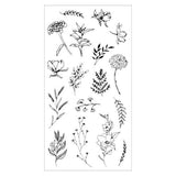 Sizzix Clear Stamps by Lisa Jones Garden Botanicals