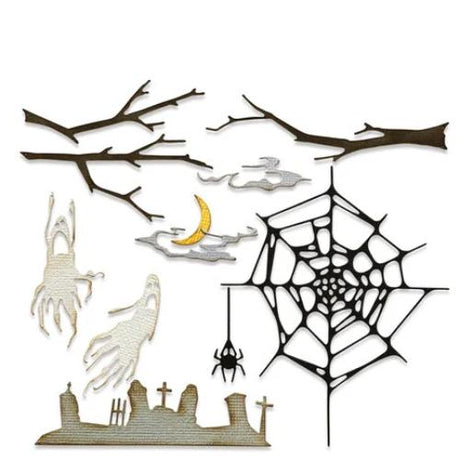 Sizzix Thinlits Die by Tim Holtz Vault Fright Night (11pcs) (666684)