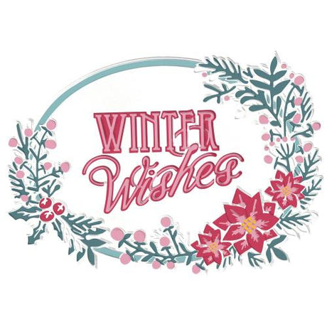 Sizzix 3D Textured Impressions by Jen Long Winter Wishes