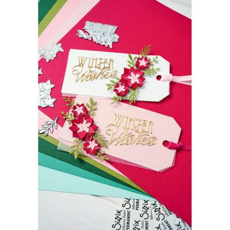 Sizzix Thinlits Die by Jen Long Winter Wishes #2 (14pcs)