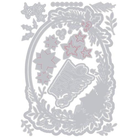 Sizzix Thinlits Die by Jen Long Winter Wishes #2 (14pcs)