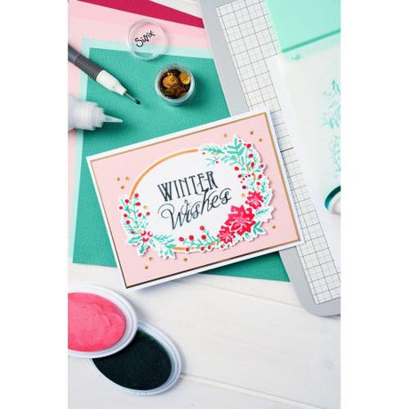 Sizzix Layered Stencils by Jen Long Winter Wishes #3 (4pcs)