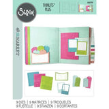 Sizzix Thinlits Die Set By 49 And Market 9/Pkg Journal Essential Pages