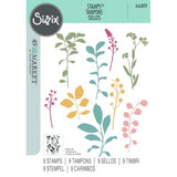 Sizzix A5 Clear Stamps By 49 And Market Fine Stems 01