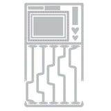 Sizzix - Thinlits 15pcs Die Set Snap and Swap File Folders by 49 and Market - Postage as per Actual