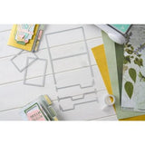 Sizzix - Thinlits 15pcs Die Set Snap and Swap File Folders by 49 and Market - Postage as per Actual