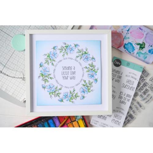 Sizzix - Clear Stamps Set 12pcs Sending a Little Love