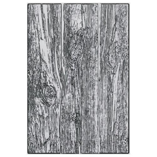 Sizzix 3D Texture Fades by Tim Holtz A5 Lumber Large (666884)