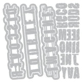 Sizzix Thinlits Die by Seth Apter Word Wafers #1 (28pcs) (666905)