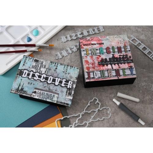 Sizzix Thinlits Die by Seth Apter Word Wafers #1 (28pcs) (666905)