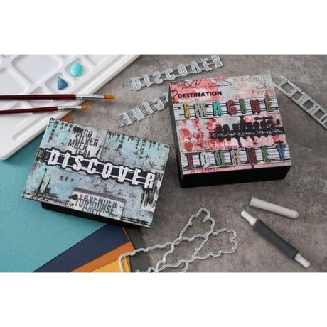 Sizzix Thinlits Die by Seth Apter Word Wafers #1 (28pcs) (666905)