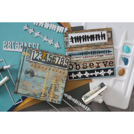 Sizzix Thinlits Die by Seth Apter Borderlines (7pcs) (666906)