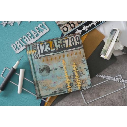 Sizzix Thinlits Die by Seth Apter Borderlines (7pcs) (666906)