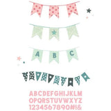 Sizzix Thinlits Die w/Stamps by 49 and Market Banner Bash (17+39pcs) (666945)