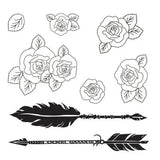 Sizzix Thinlits Die w/Stamps by 49 and Market Forces of Nature (20+8pcs) (666948)