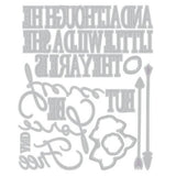 Sizzix Thinlits Die w/Stamps by 49 and Market Forces of Nature (20+8pcs) (666948)