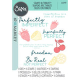 Sizzix Thinlits Die w/Stamps by 49 and Market Perfectly Imperfect (9+15pcs) (666949)