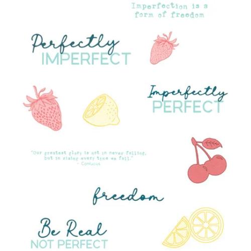 Sizzix Thinlits Die w/Stamps by 49 and Market Perfectly Imperfect (9+15pcs) (666949)