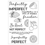 Sizzix Thinlits Die w/Stamps by 49 and Market Perfectly Imperfect (9+15pcs) (666949)