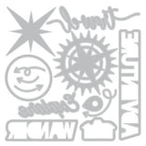 Sizzix Thinlits Die w/Stamps by 49 and Market A5 Wanderlust Explorer (13+20pcs) (666953)