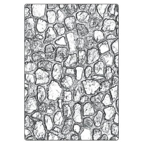 Sizzix 3D Texture Fades by Tim Holtz A5 Cobblestone (666959)