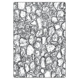 Sizzix 3D Texture Fades by Tim Holtz A5 Cobblestone (666959)