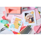 Sizzix 2D Mini Embossing Folder by Letters by Shells Checkered Pattern (666968)