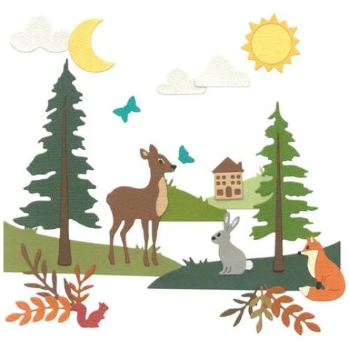 Sizzix Thinlits Die by Eileen Hull Home Sweet Home (24pcs) (666978)