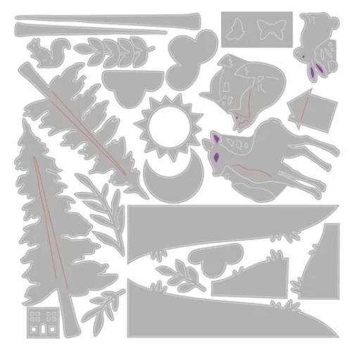 Sizzix Thinlits Die by Eileen Hull Home Sweet Home (24pcs) (666978)
