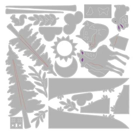 Sizzix Thinlits Die by Eileen Hull Home Sweet Home (24pcs) (666978)