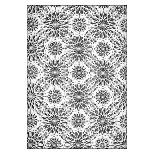 Sizzix 3D Texture Fades by Tim Holtz A5 Kaleidoscope Large (667001)