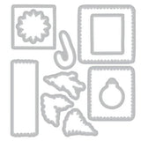Sizzix Framelits Die w/Stamps by 49 and Market Special Delivery (11+27pcs) (667009)