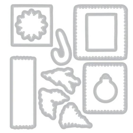 Sizzix Framelits Die w/Stamps by 49 and Market Special Delivery (11+27pcs) (667009)