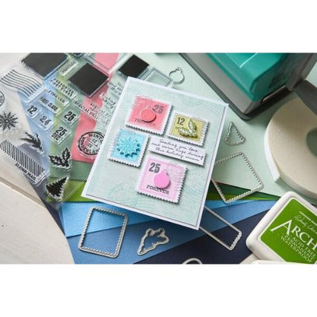 Sizzix Framelits Die w/Stamps by 49 and Market Special Delivery (11+27pcs) (667009)
