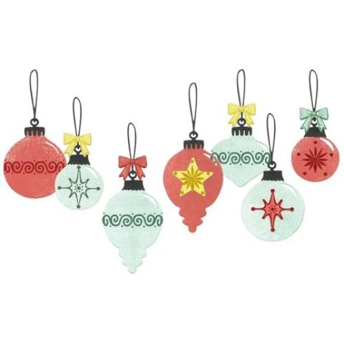 Sizzix Framelits Die w/Stamps by 49 and Market Baubles (11+19pcs) (667019)