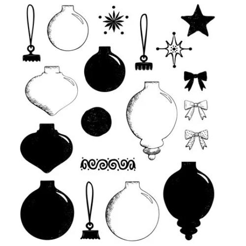 Sizzix Framelits Die w/Stamps by 49 and Market Baubles (11+19pcs) (667019)