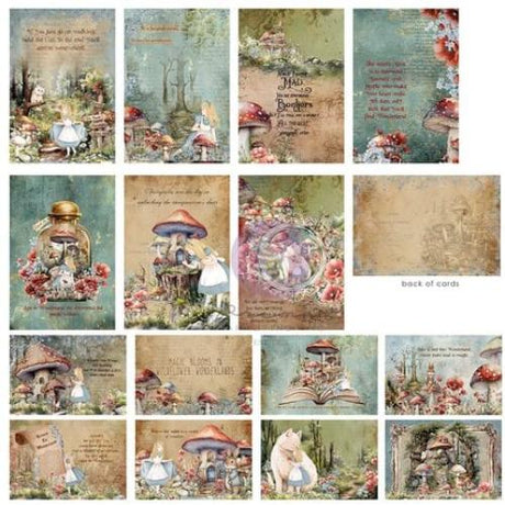 Prima Marketing Return To Wonderland 4x6 Inch Journaling Cards (675653)