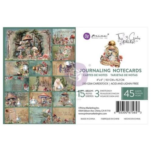 Prima Marketing Return To Wonderland 4x6 Inch Journaling Cards (675653)