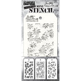 Tim Holtz Mini Layered Stencil Set 3/Pkg-Set #54